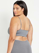 Image number 8 showing, Seamless Ribbed Longline Bra