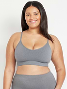 Image number 7 showing, Seamless Ribbed Longline Bra