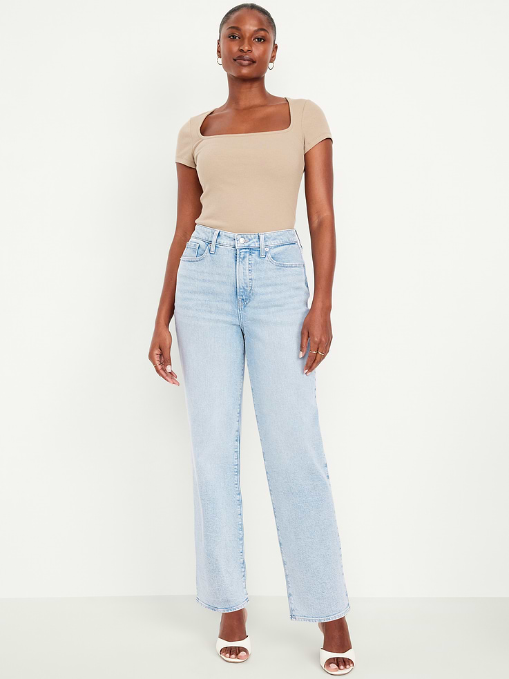 Image number 1 showing, Curvy High-Waisted OG Loose Jeans