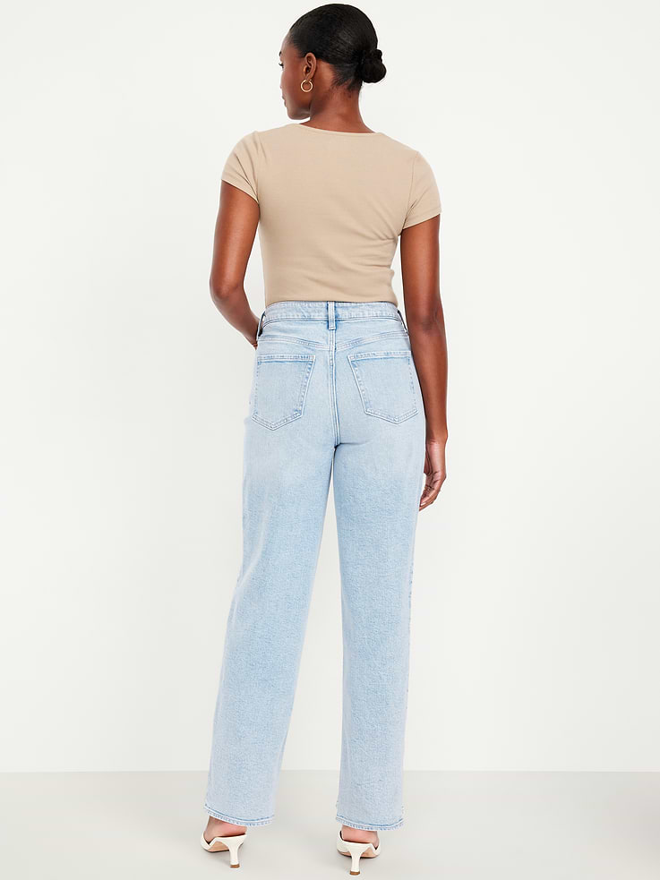 Image number 3 showing, Curvy High-Waisted OG Loose Jeans