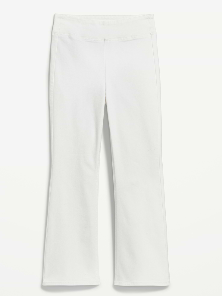 Image number 9 showing, High-Waisted Weekender Pull-On Crop Flare Jeans