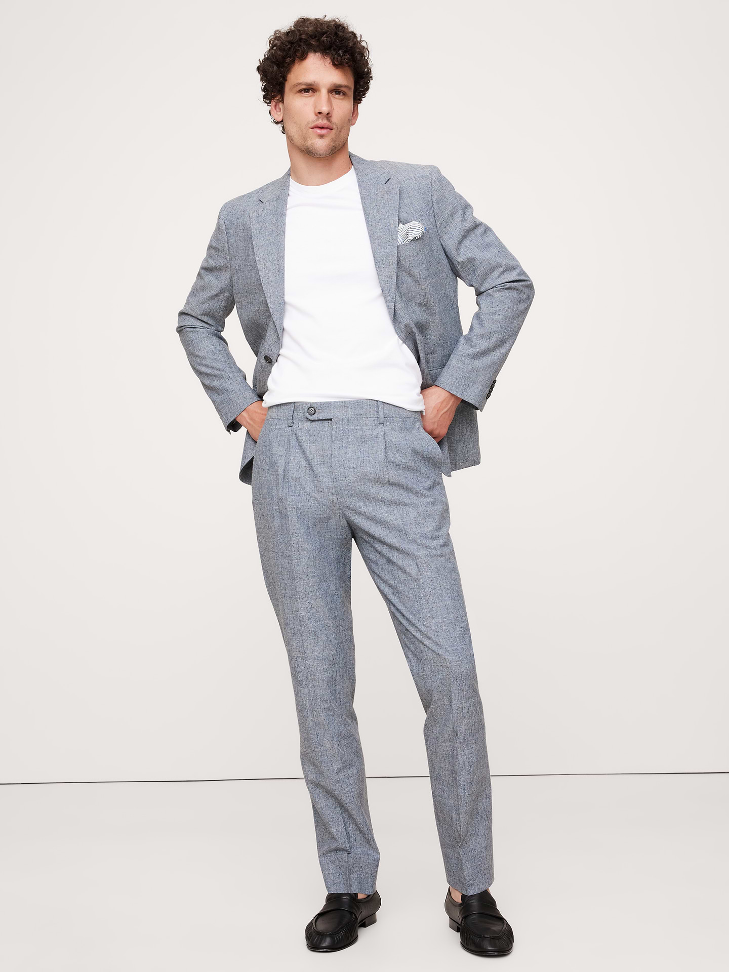 Image number 6 showing, Cotton-Linen Suit Pant