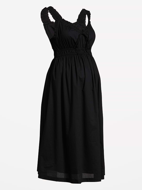 Maternity Sleeveless Fit & Flare Dress