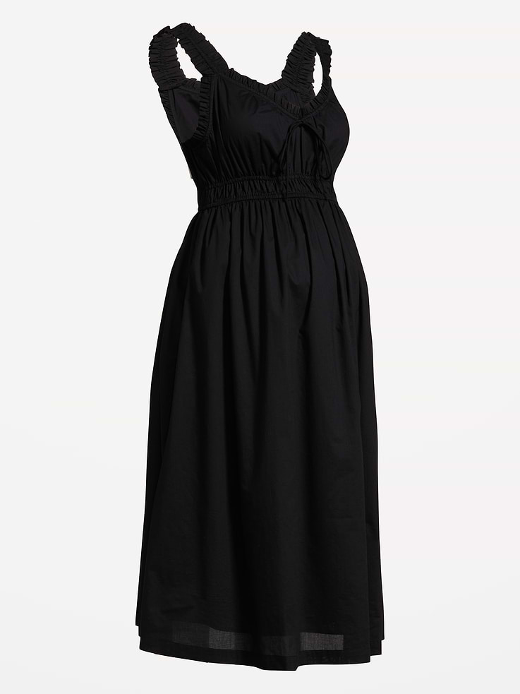Image number 4 showing, Maternity Sleeveless Fit & Flare Dress