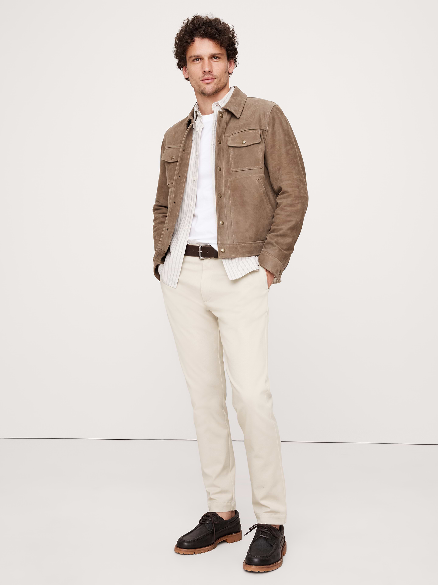 Image number 1 showing, Athletic Italian-Stretch Chino