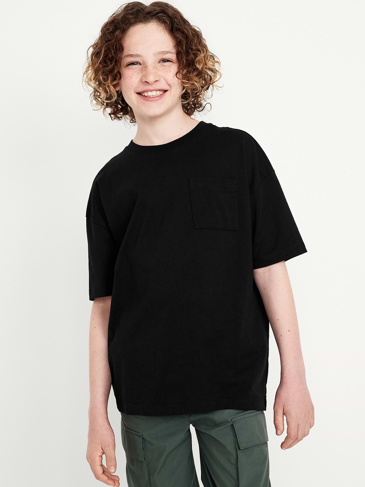 Oversized Short-Sleeve Pocket T-Shirt for Boys | Old Navy