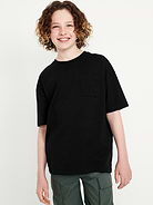 Image number 1 showing, Oversized Short-Sleeve Pocket T-Shirt for Boys