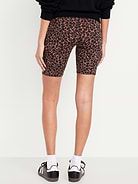 Image number 2 showing, High-Waisted Jersey Biker Shorts -- 8-inch inseam