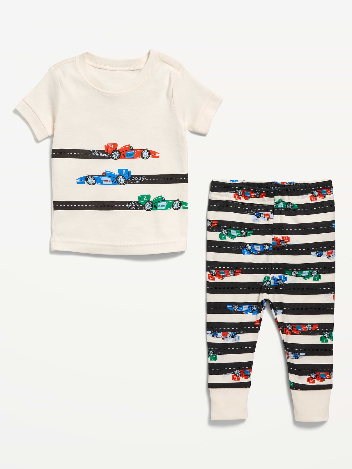 Image 2 of 2, Snug-Fit Graphic Pajama Set for Toddler & Baby