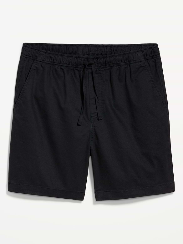 Twill Jogger Shorts -- 7-inch inseam
