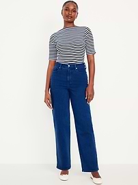Image 3 of 4, Curvy High-Waisted OG Loose Embellished Jeans, View product video