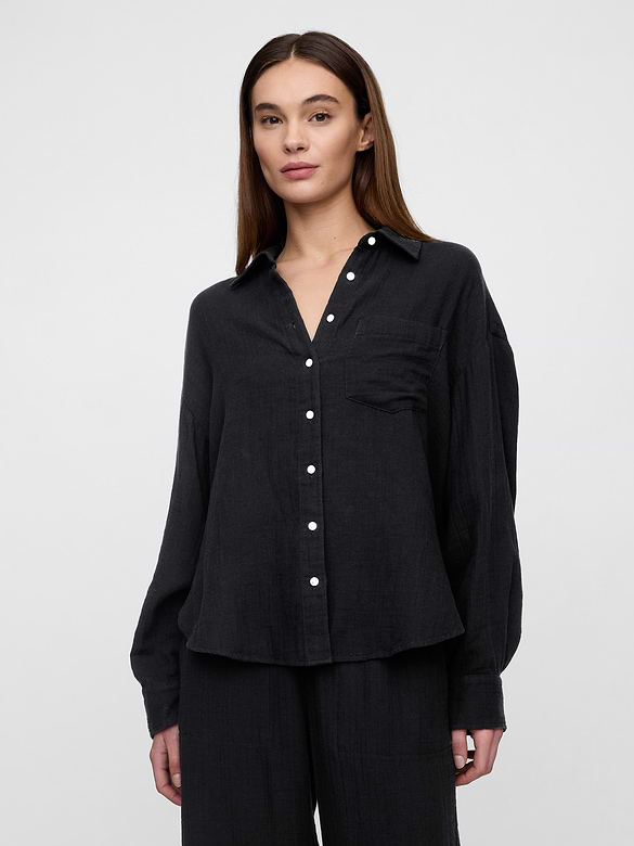 Gauze Big Shirt