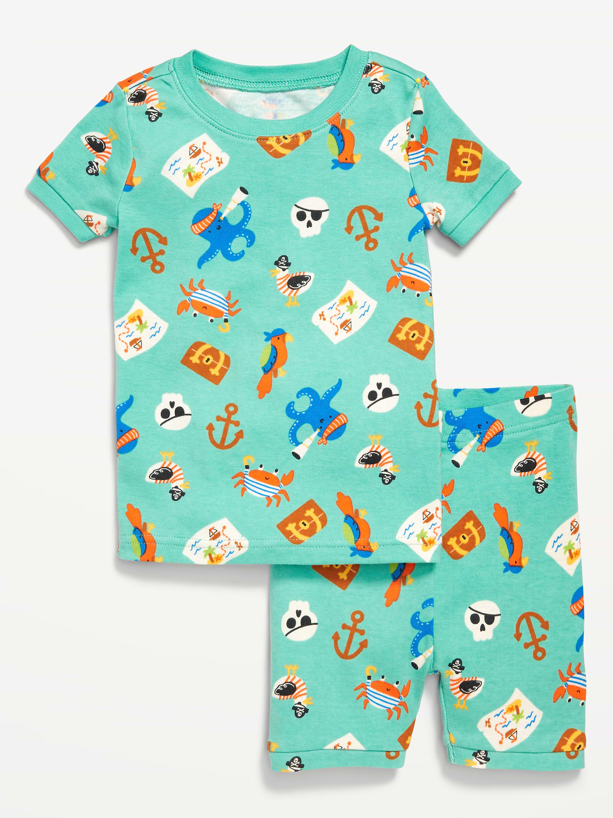 L'image numéro 1 présente Pyjama à motif à coupe moulante pour Tout-petit et Bébé