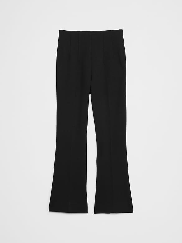 Bootcut Cropped Ponte Pull-On Pant