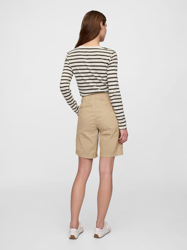 Image number 4 showing, 9" Downtown Khaki Bermuda Shorts