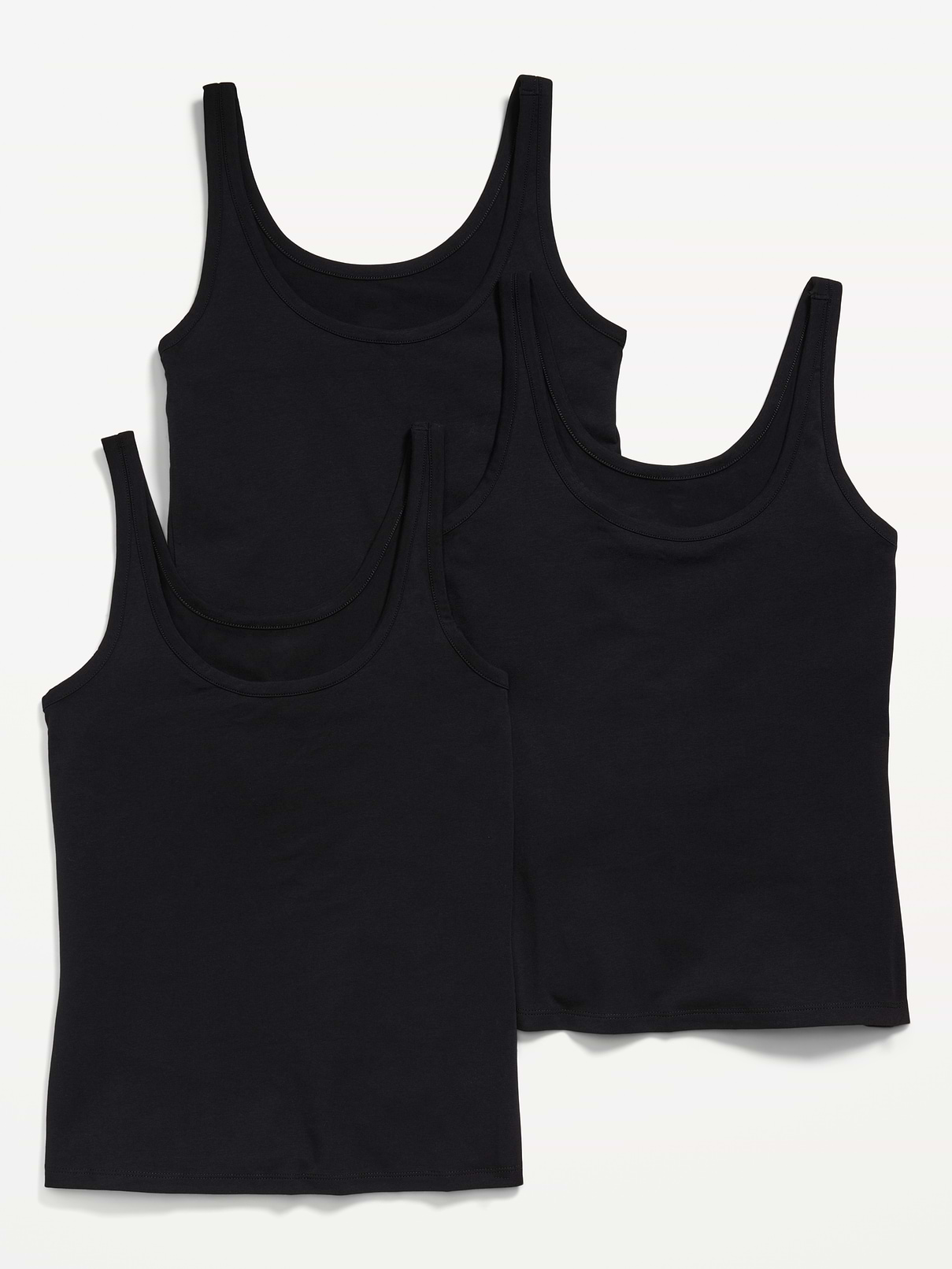L'image numéro 1 présente Camisole Première couche à encolure dégagée (paquet de 3)
