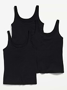 L'image numéro 1 présente Camisole Première couche à encolure dégagée (paquet de 3)