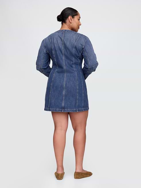 hobbs jenny denim dress Jenna Color:L 31.0 Waist cabo suitcase 23 Letter Printed Bodycon Hip