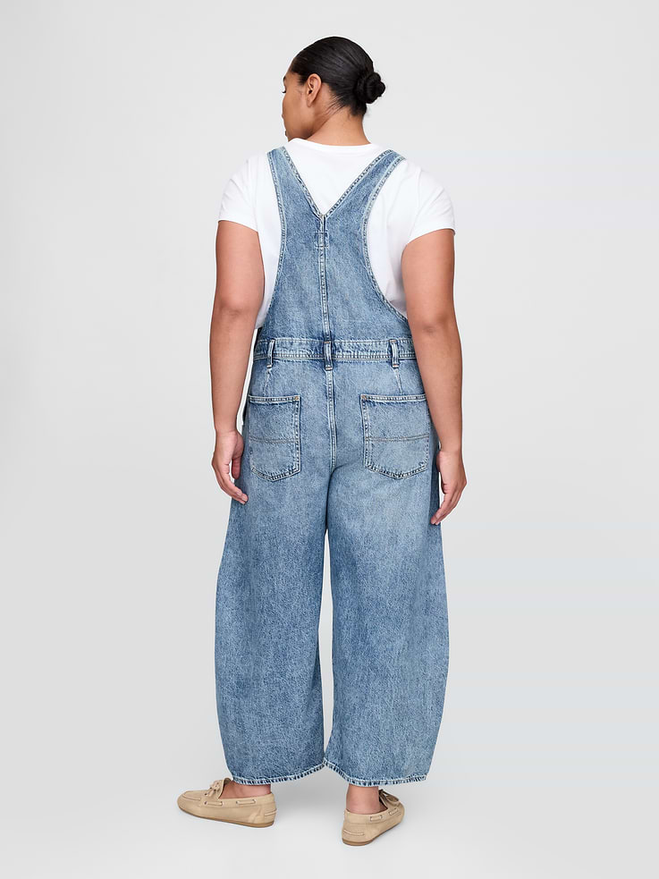 Image number 6 showing, UltraSoft Denim Horseshoe Overalls