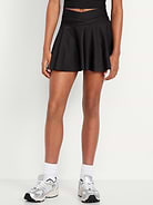 Image 3 of 6, High-Waisted Crossover PowerSoft Skort for Girls