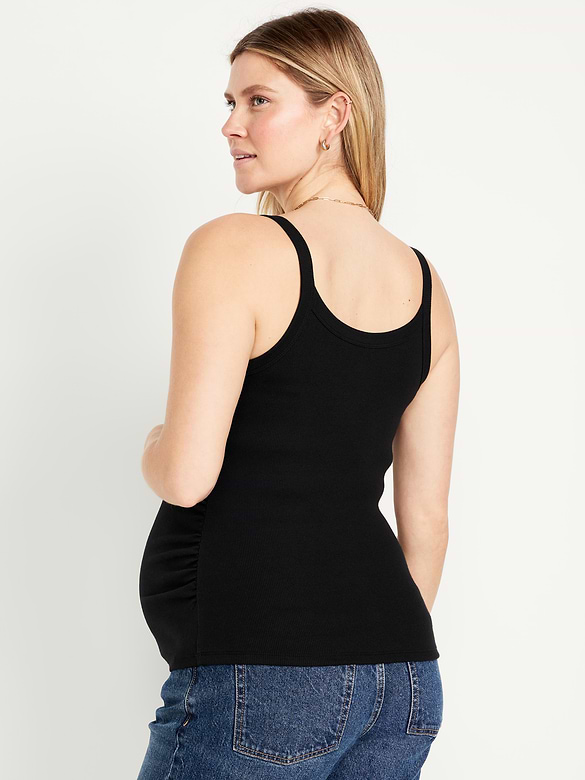 Maternity Ribbed Cami Tank Top