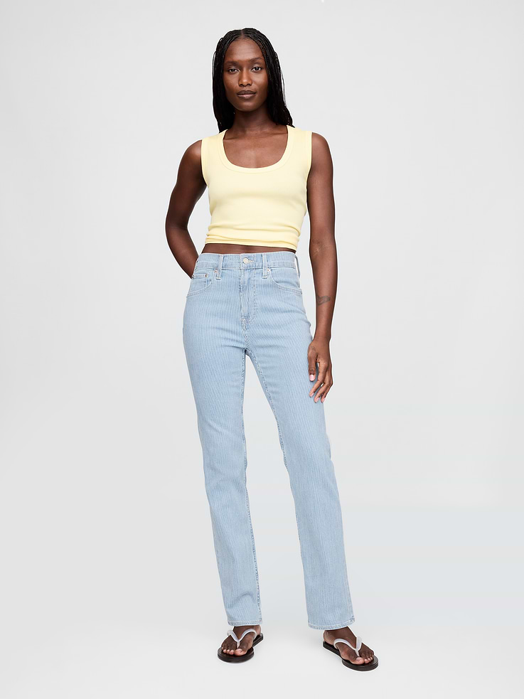 Image number 1 showing, High Rise '90s Slim Straight Jeans