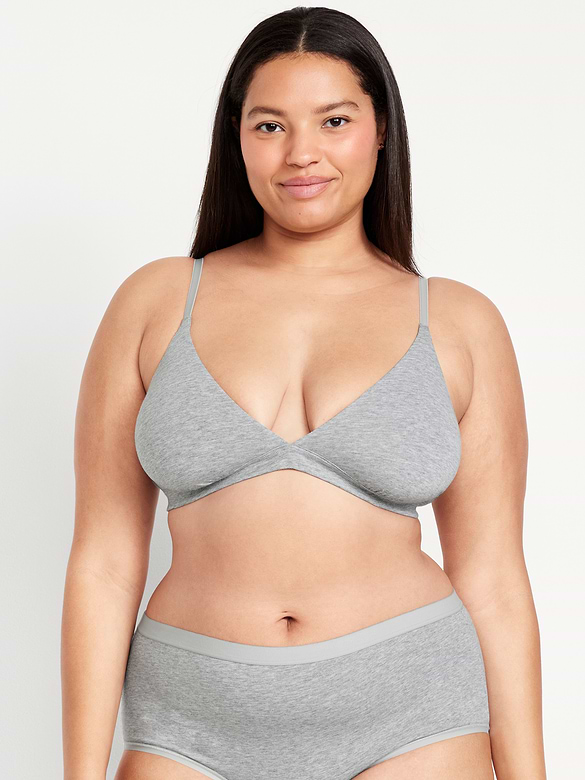 Everyday Cotton Triangle Bralette