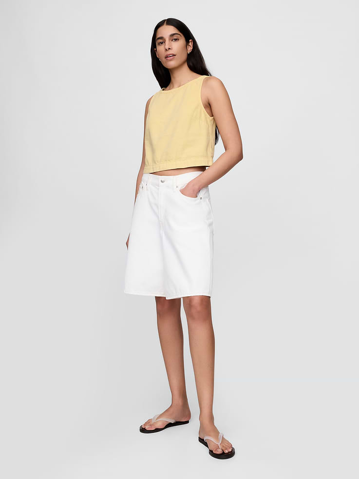 Image number 3 showing, UltraSoft Denim Shell Tank Top
