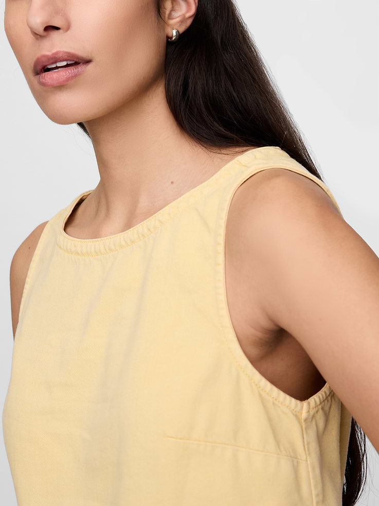 Image number 4 showing, UltraSoft Denim Shell Tank Top