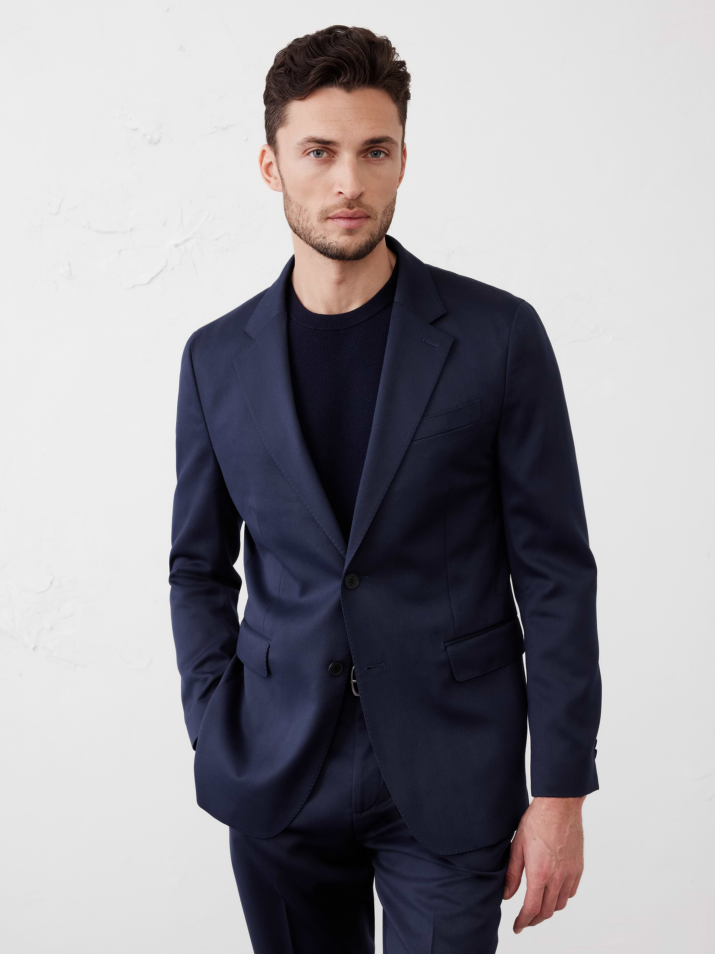 Image number 1 showing, Satin Suit Jacket