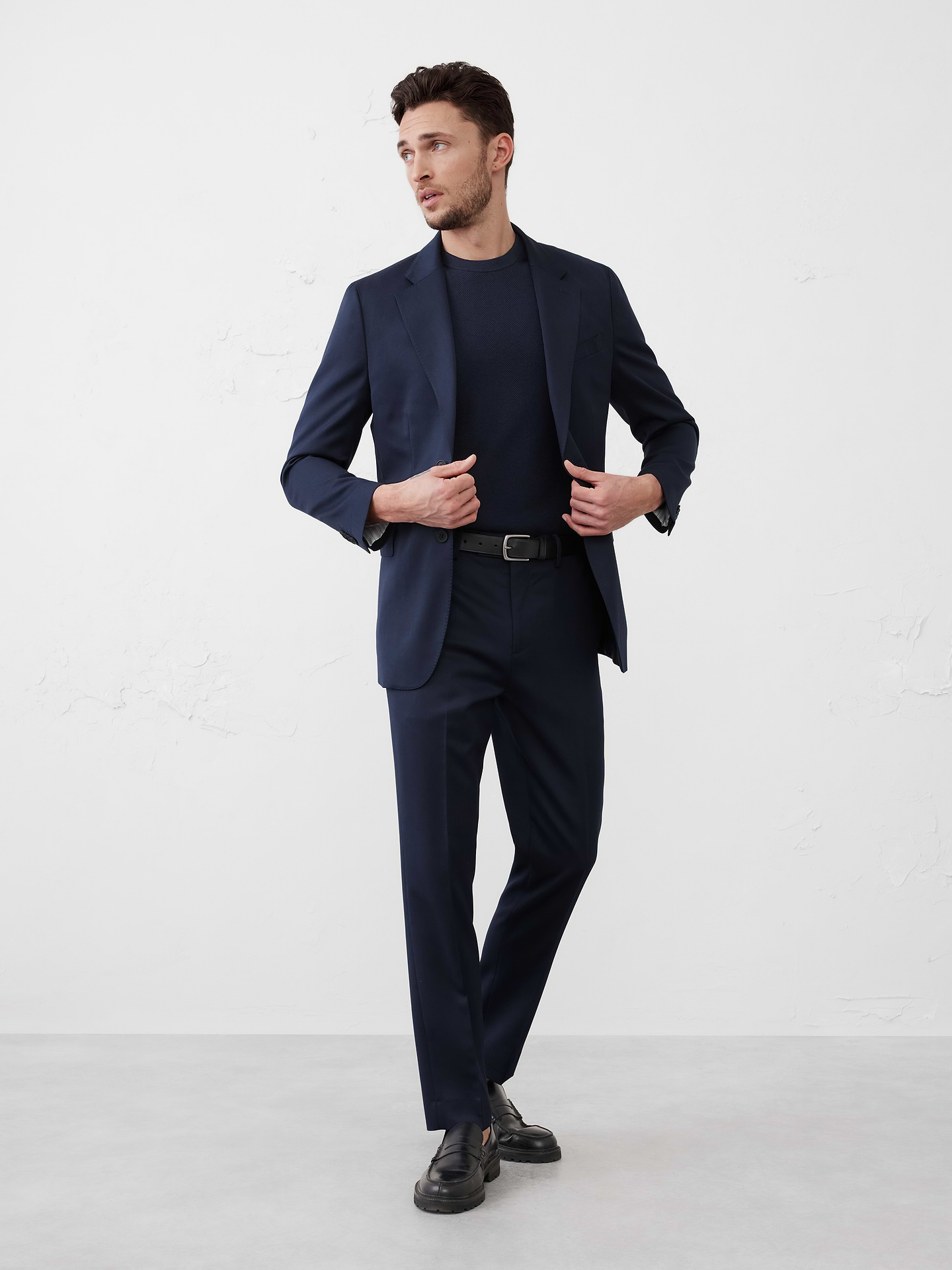 Image number 1 showing, Satin Suit Trouser