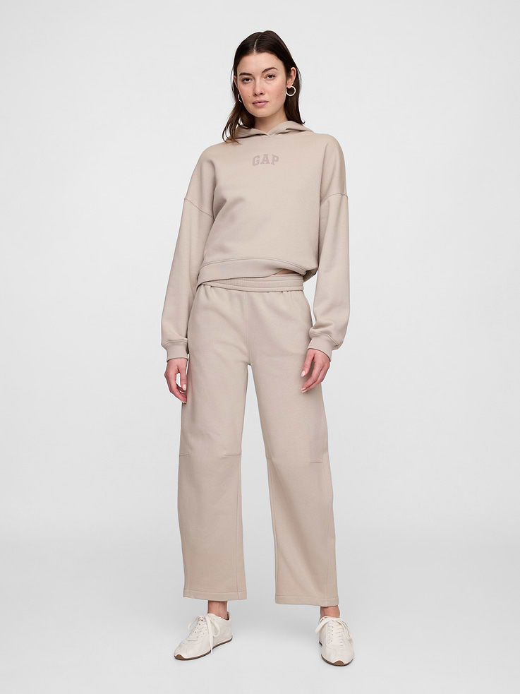 Image number 3 showing, Relaxed Gap Mini-Logo Cropped Hoodie