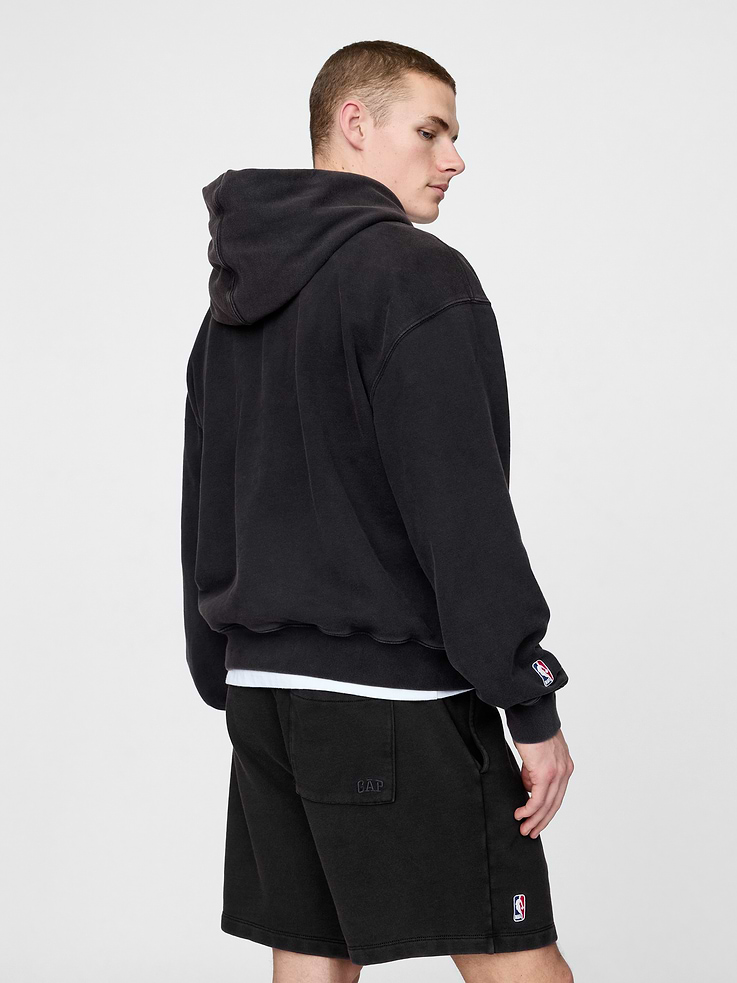 Image 3 of 9, NBA Miami Heat Logo Heavyweight Hoodie
