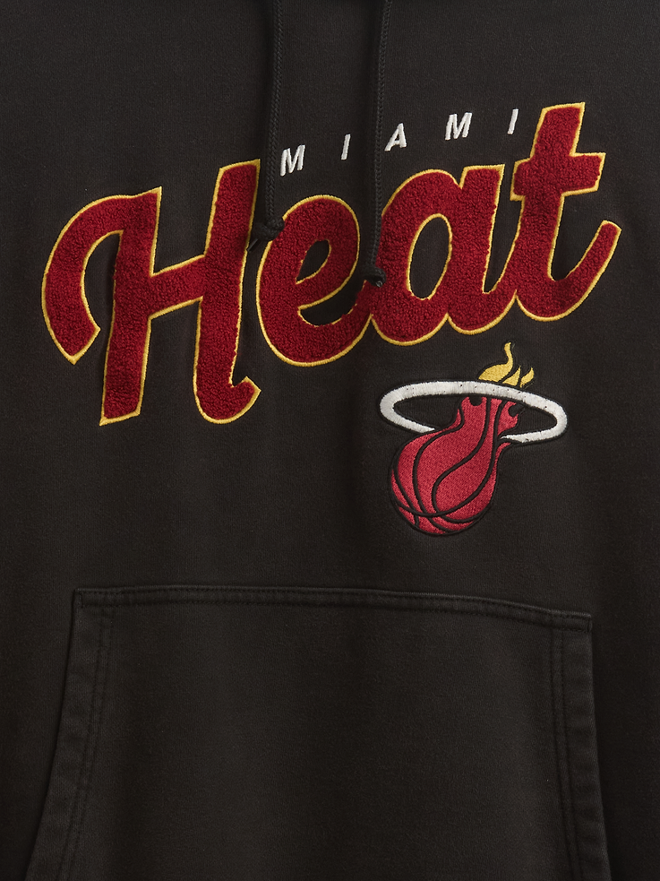 Image 4 of 9, NBA Miami Heat Logo Heavyweight Hoodie