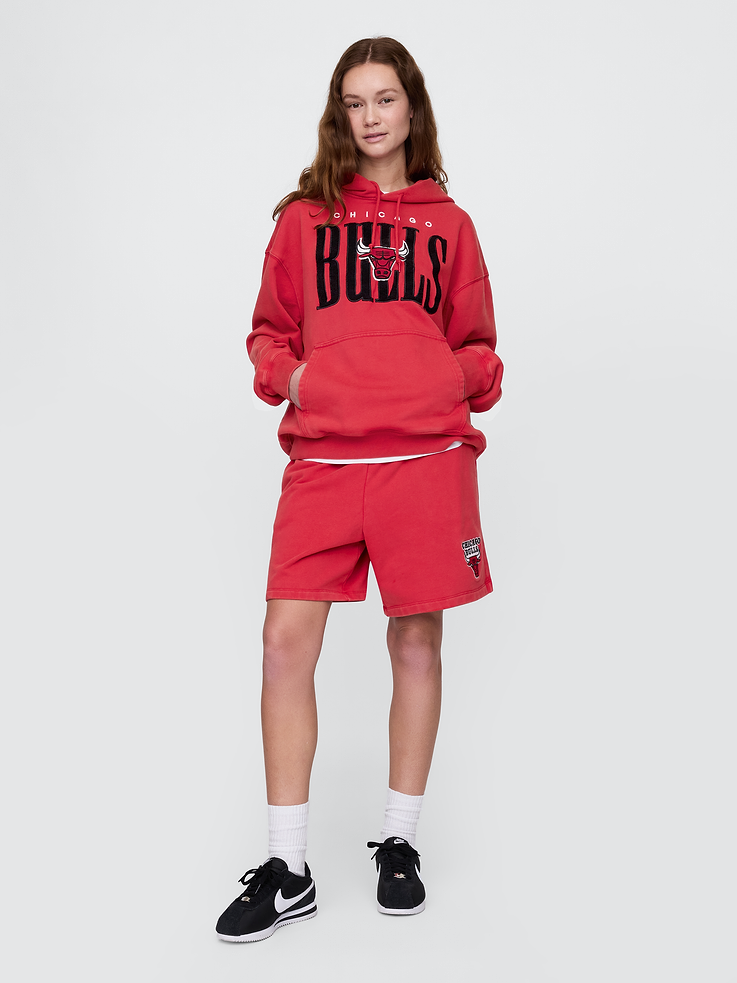 Image 6 of 8, NBA Chicago Bulls Logo Heavyweight Hoodie