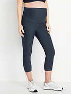L'image numéro 1 présente Legging Powersoft longueur cheville à panneau couvrant de Maternité