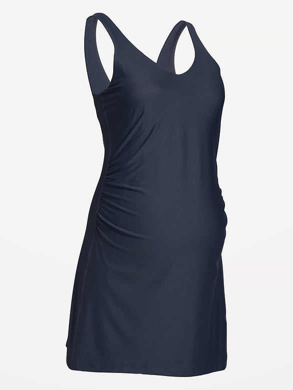 Maternity Sleeveless PowerSoft Mini Skort Dress
