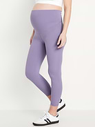 Image number 1 showing, Maternity Full-Panel StudioSmooth 7/8 Leggings