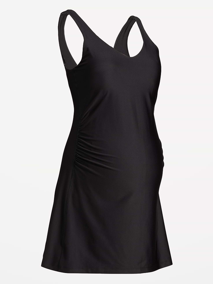 Image number 5 showing, Maternity Sleeveless PowerSoft Mini Skort Dress
