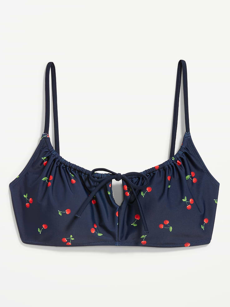 Image 4 of 9, Matte Ruched Bikini Swim Top
