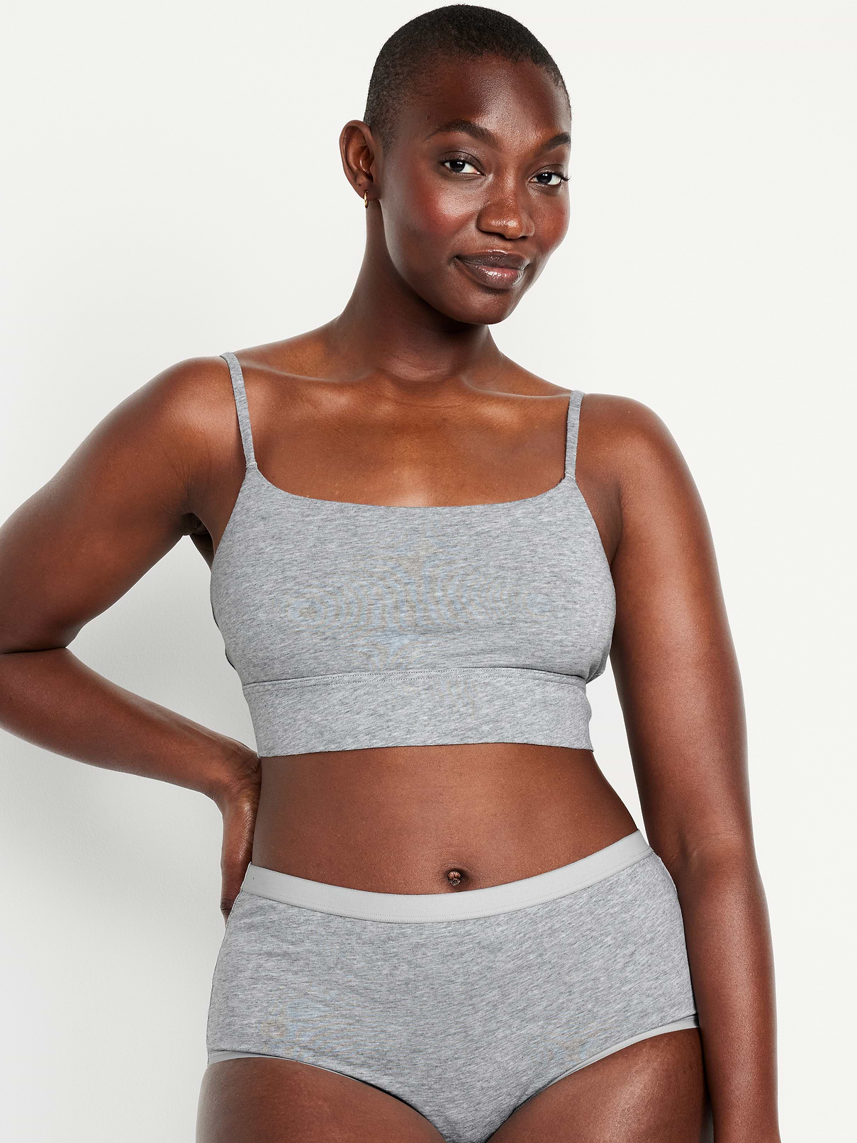 Image number 5 showing, Cotton Cami Bralette