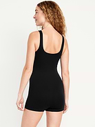 Image number 2 showing, Seamless Ribbed Short Bodysuit