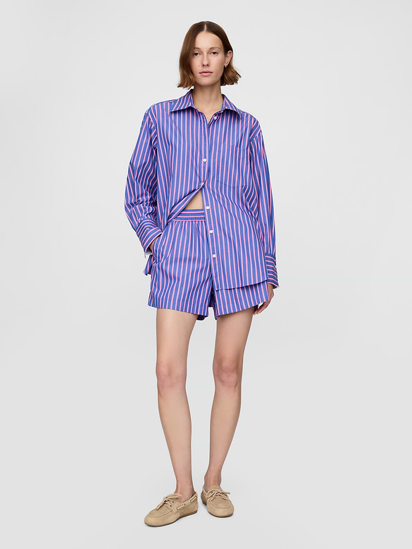 Organic Cotton Poplin Boxer Shorts