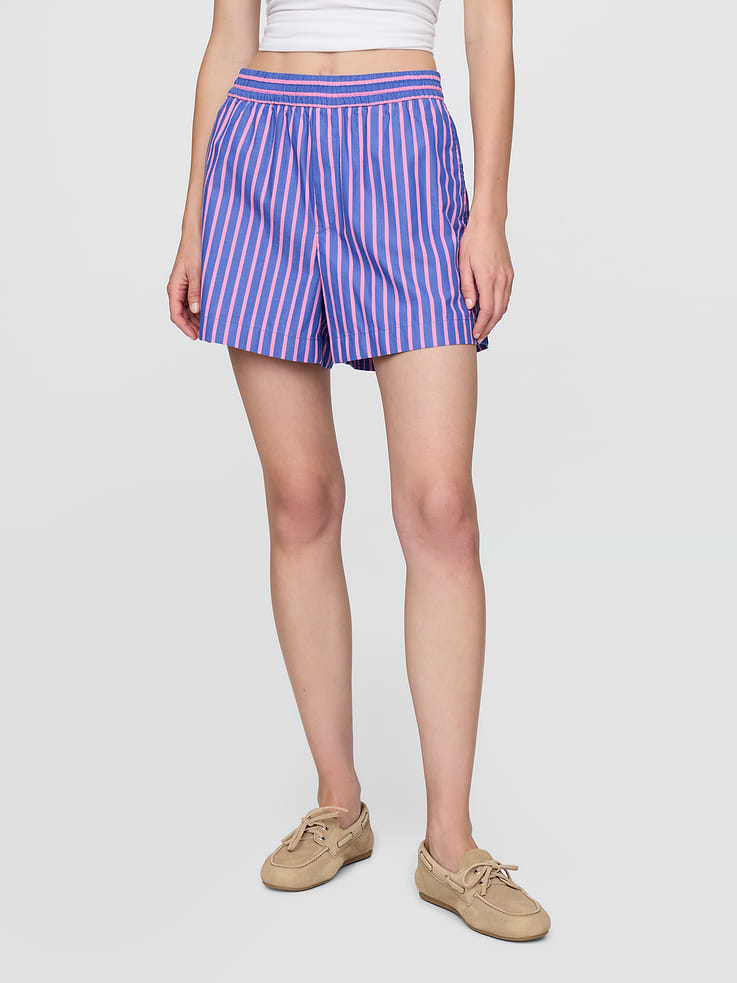 Image 2 of 9, Organic Cotton Poplin Boxer Shorts