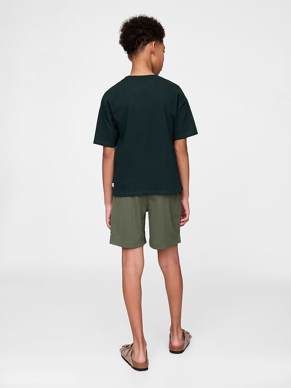 Kids GapFit 6" Recycled Mesh Easy Shorts