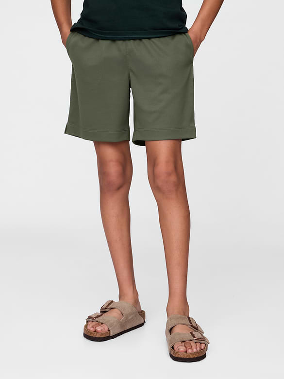 Kids GapFit 6" Recycled Mesh Easy Shorts