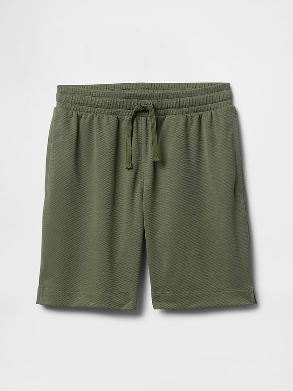 Kids GapFit 6" Recycled Mesh Easy Shorts