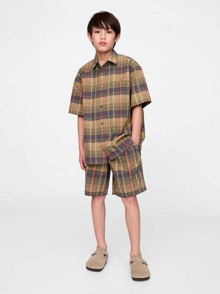 Image number 4 showing, Kids Relaxed Plaid Shirt
