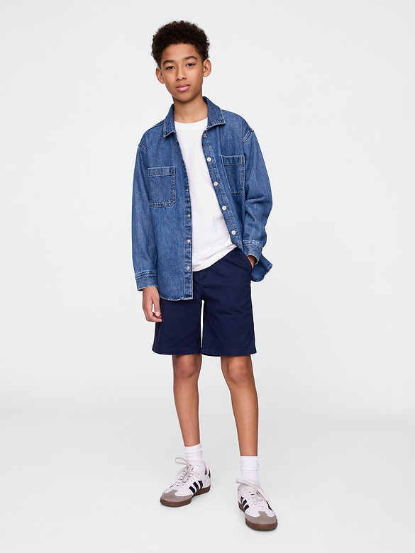 Kids 7" Relaxed Khaki Shorts