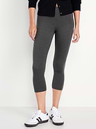 Image number 1 showing, High-Waisted Fashion Layering Cropped Legging